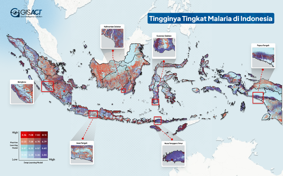 Gambar 2. Kerentanan Malaria di Indonesia